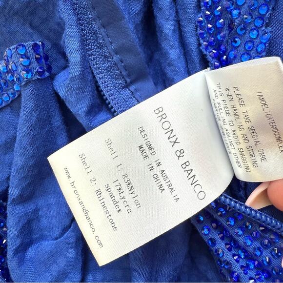 NWT!!! Bronx and Banco Margaux Diamante Gown size 6 US Authentic - Picture 11 of 13
